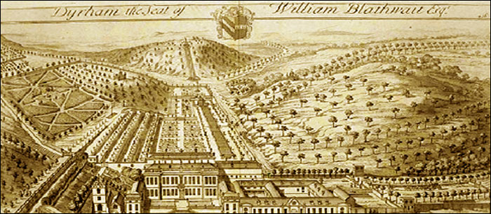 old drawing of gardens